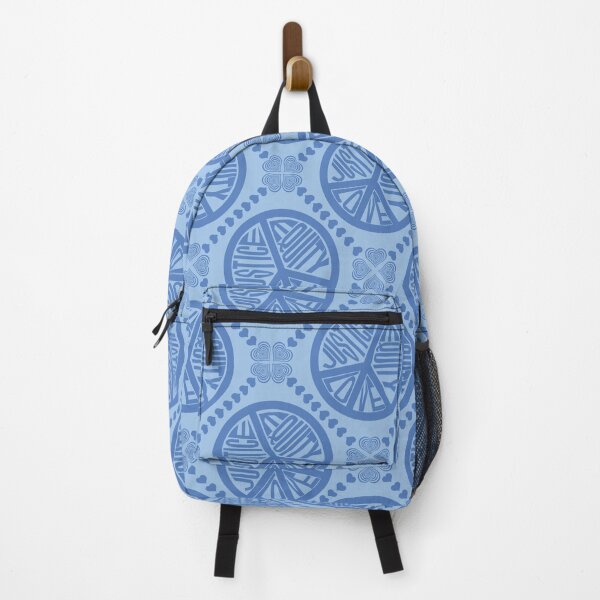 Item preview, Peace Love Justice Equity with Heart Diamonds in Blue designed and sold by Digitalmyth's Designs.