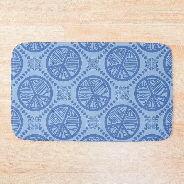 Item preview, Peace Love Justice Equity with Heart Diamonds in Blue designed and sold by Digitalmyth's Designs.