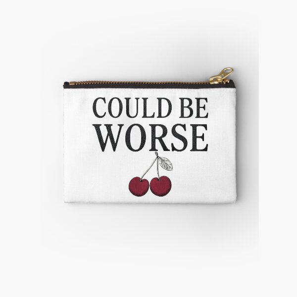 Item preview, Could Be Worse Shirt, Minimalist Cherry Graphic Tee, Vintage Aesthetic T-Shirt, Funny Relatable Shirt, Everyday Unisex Tee designed and sold by IsJustRelatable.