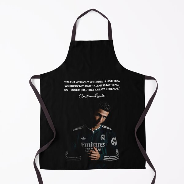 Item preview, Talent Without Working Hard Is Nothing Cristiano Ronaldo Inspiring Motivational Quotes and Sayings CR7 Portrait designed and sold by Matt_Smith.