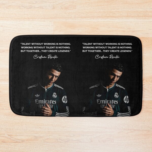 Item preview, Talent Without Working Hard Is Nothing Cristiano Ronaldo Inspiring Motivational Quotes and Sayings CR7 Portrait designed and sold by Matt_Smith.