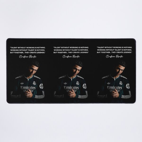 Item preview, Talent Without Working Hard Is Nothing Cristiano Ronaldo Inspiring Motivational Quotes and Sayings CR7 Portrait designed and sold by Matt_Smith.