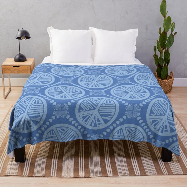 Item preview, Peace Love Justice Equity with Heart Diamonds in Blue designed and sold by Digitalmyth's Designs.