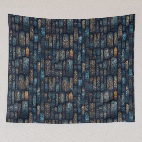 Item preview, Nordic Runestones - Viking Runes Pattern designed and sold by Boddicca.