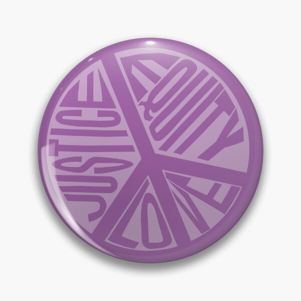 Item preview, Peace Love Justice Equity with Heart Diamonds in Purple designed and sold by Digitalmyth's Designs.