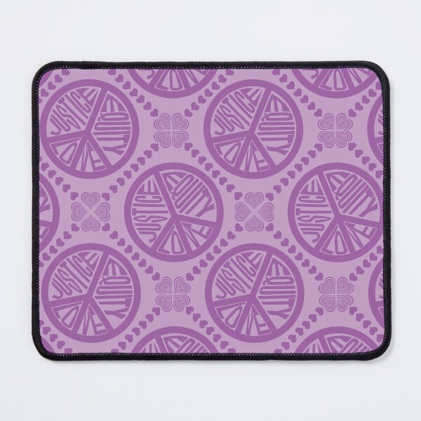 Item preview, Peace Love Justice Equity with Heart Diamonds in Purple designed and sold by Digitalmyth's Designs.