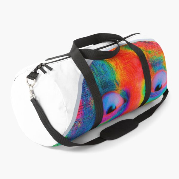 Item preview, Vibrant Psychedelic Laughing Face Art designed and sold by NicolasGlowArt.