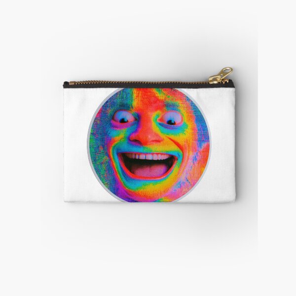 Item preview, Vibrant Psychedelic Laughing Face Art designed and sold by NicolasGlowArt.