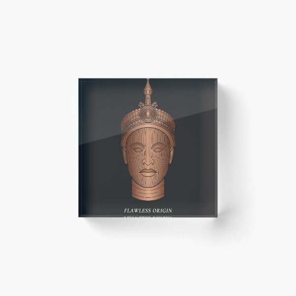 Item preview, Ife Bronze Head Line Art designed and sold by A3eEcosystem.
