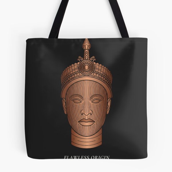 Item preview, Ife Bronze Head Line Art designed and sold by A3eEcosystem.