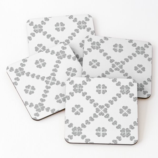 Item preview, Diamantes en forma de corazón en blanco y negro designed and sold by Digitalmyth's Designs.