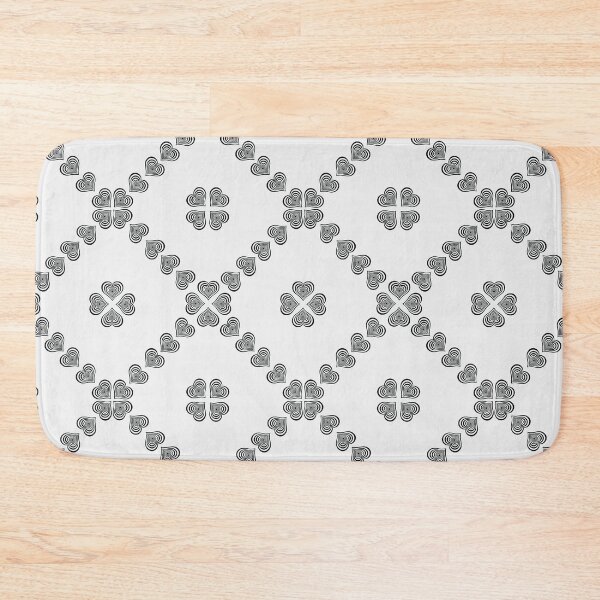 Item preview, Heart Diamonds in White & Black designed and sold by Digitalmyth's Designs.