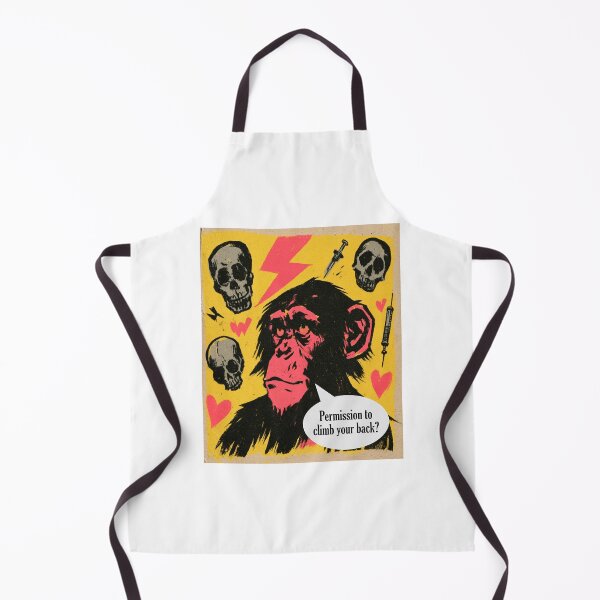 Item preview, Permission to Climb Your Back? Trippy Junkie Monkey Surreal Art designed and sold by Ignorant-Artist.