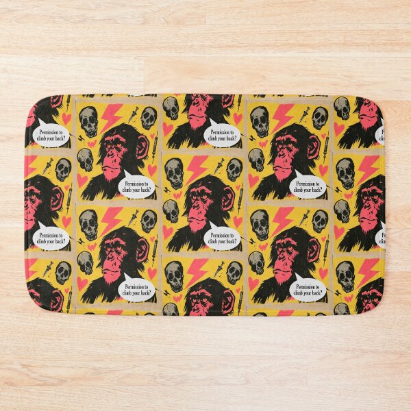 Item preview, Permission to Climb Your Back? Trippy Junkie Monkey Surreal Art designed and sold by Ignorant-Artist.