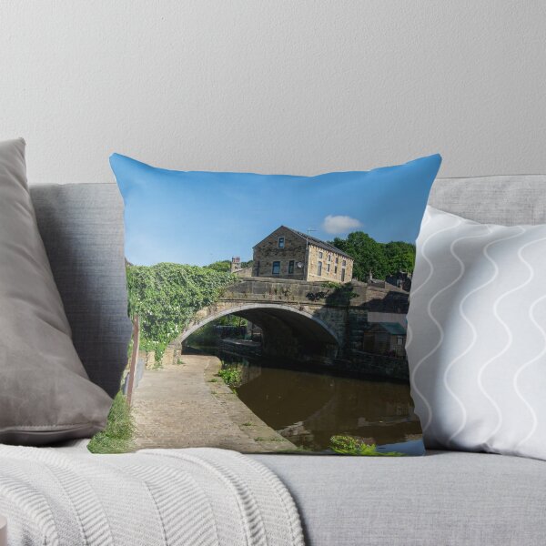 Item preview, Station Road Bridge on the Rochdale Canal, Luddendenfoot designed and sold by ArtworkNorth.