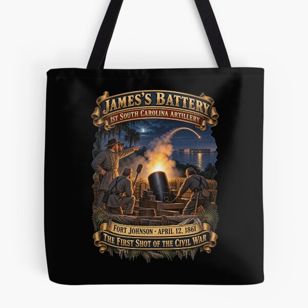 Item preview, Civil War - James Battery - Fort Johnson, April 2, 1861 - 1st Shot of the Civil War - 3D - Enhanced designed and sold by Military Insignia Products.