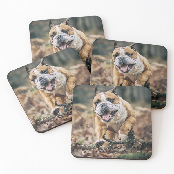 Item preview, Running English Bulldog in the Forest designed and sold by VanGaldo.