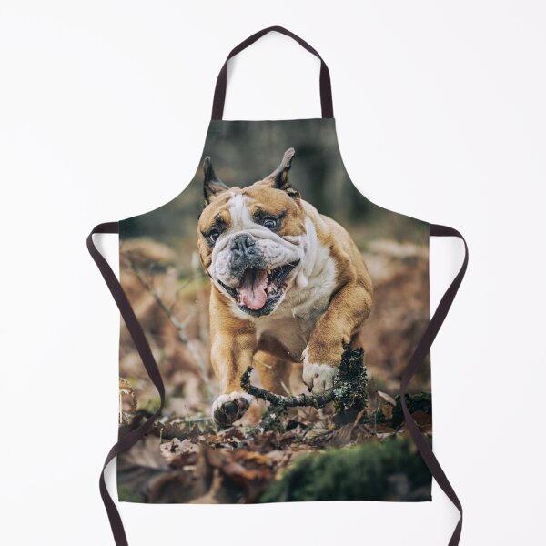 Item preview, Running English Bulldog in the Forest designed and sold by VanGaldo.