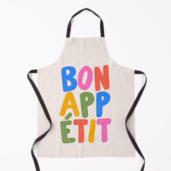 Item preview, Colorful Bon Appétit Retro Typography designed and sold by Christina Sagala.