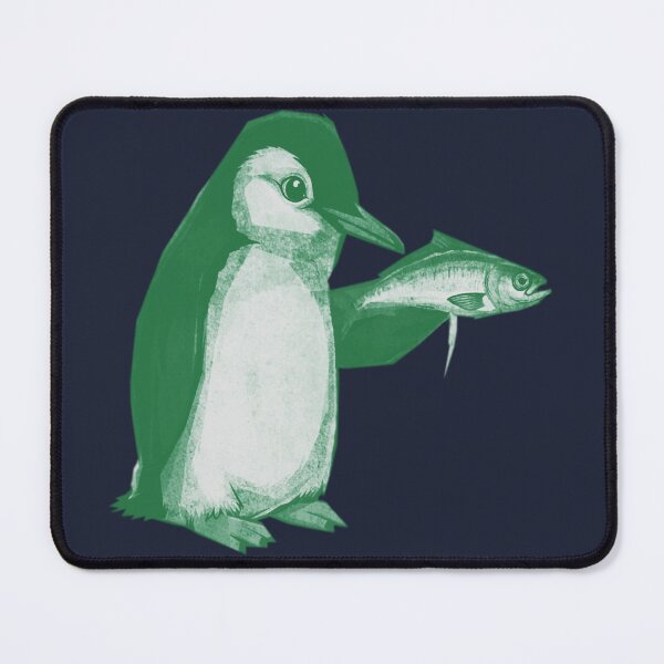 Item preview, Penguin with Fish designed and sold by kinpirks.