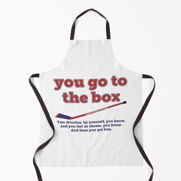 Item preview, You go to the box. You feel shame. In Montreal Red and Blue colors. designed and sold by Hattrixz.