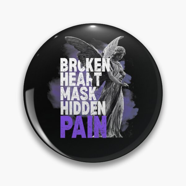 Item preview, Broken Heart Mask Hidden Pain  designed and sold by Twixly.