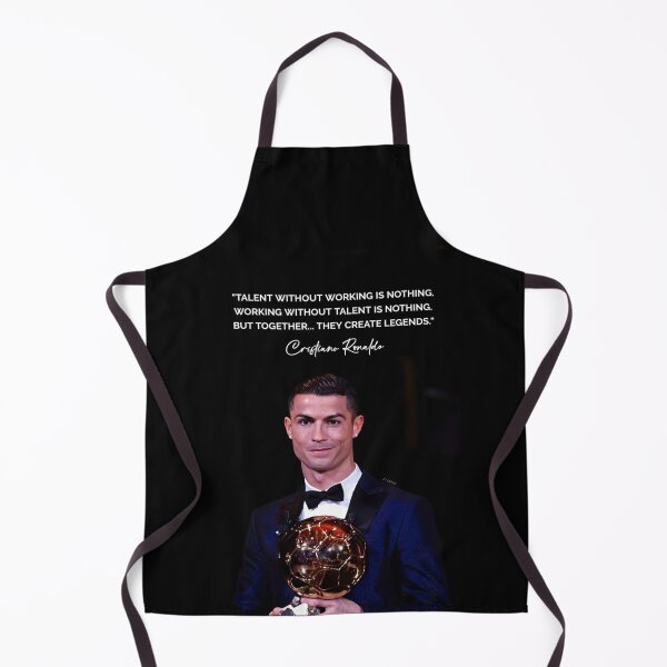 Item preview, Talent Without Working Hard Is Nothing Cristiano Ronaldo Inspiring Motivational Quotes and Sayings CR7 Portrait designed and sold by Matt_Smith.