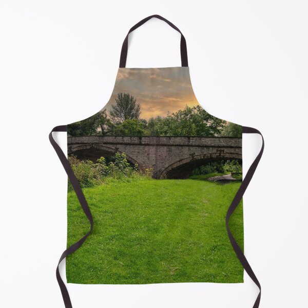 Item preview, Golden Hour Glow Over Elwy Bridge, St Asaph designed and sold by ArtworkNorth.