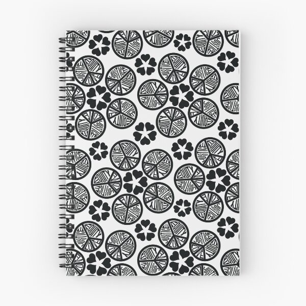 Item preview, Peace Love Justice Equity Radials with Heart Radials in White & Black designed and sold by Digitalmyth's Designs.