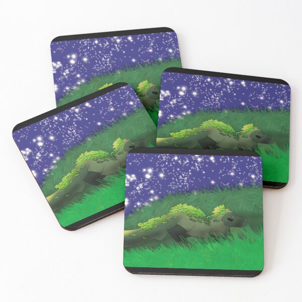 Item preview, Mystical Creature in a Starry Night Landscape designed and sold by Fibi-studio.