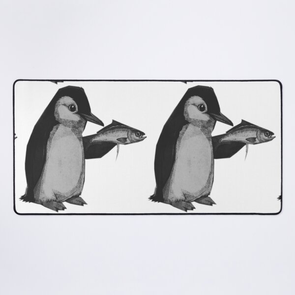 Item preview, Penguin with Fish designed and sold by kinpirks.