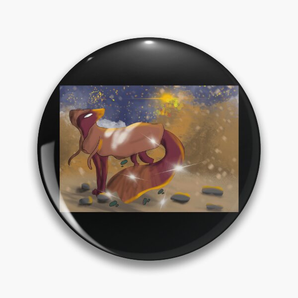 Item preview, Mystical Dog in a Cosmic Landscape designed and sold by Fibi-studio.