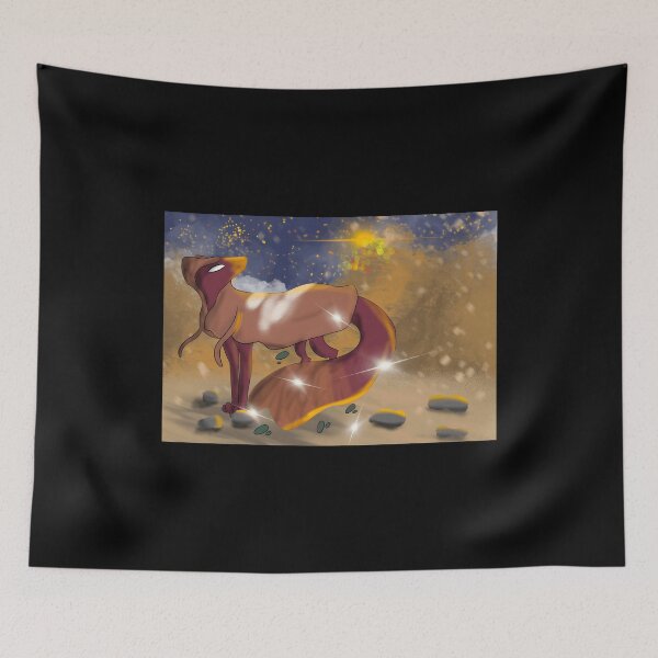 Item preview, Mystical Dog in a Cosmic Landscape designed and sold by Fibi-studio.