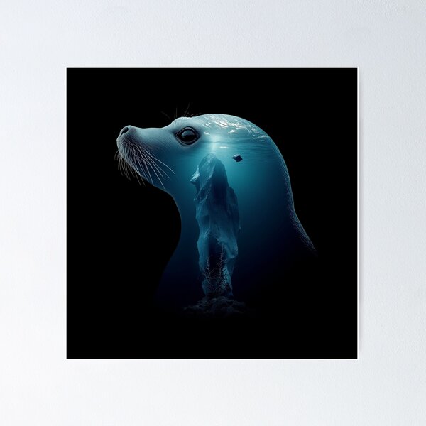 Item preview, The whisper of the frozen ocean designed and sold by KinoDesign.
