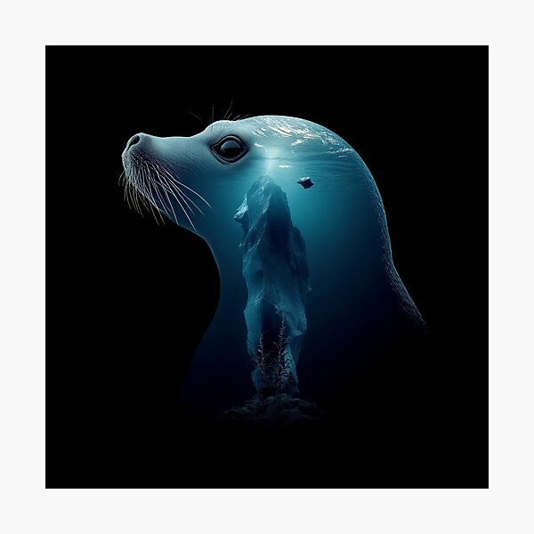 Item preview, The whisper of the frozen ocean designed and sold by KinoDesign.