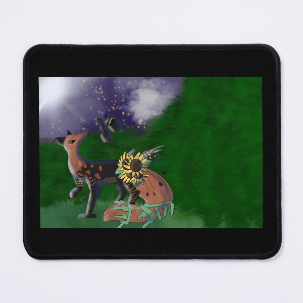 Item preview, Mystical Creature with Sunflower and Night Sky designed and sold by Fibi-studio.
