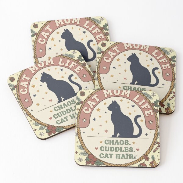 Item preview, Cat Mom Life Chaos Cuddles Cat Hair designed and sold by FurRealStudioCo.