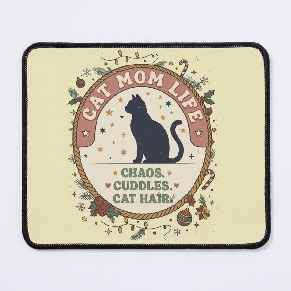 Item preview, Cat Mom Life Chaos Cuddles Cat Hair designed and sold by FurRealStudioCo.