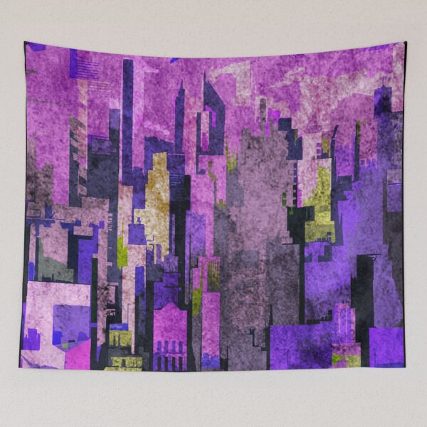 Item preview, Abstract city center designed and sold by kinpirks.