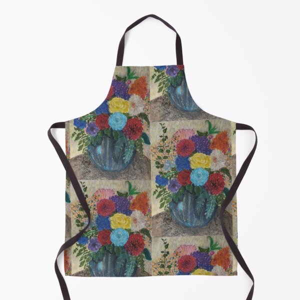 Item preview, Vibrant Floral Bouquet in a Vase designed and sold by aanchal17s.