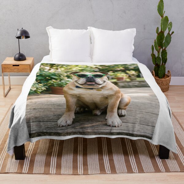 Item preview, English Bulldog Wearing Sunglasses designed and sold by VanGaldo.