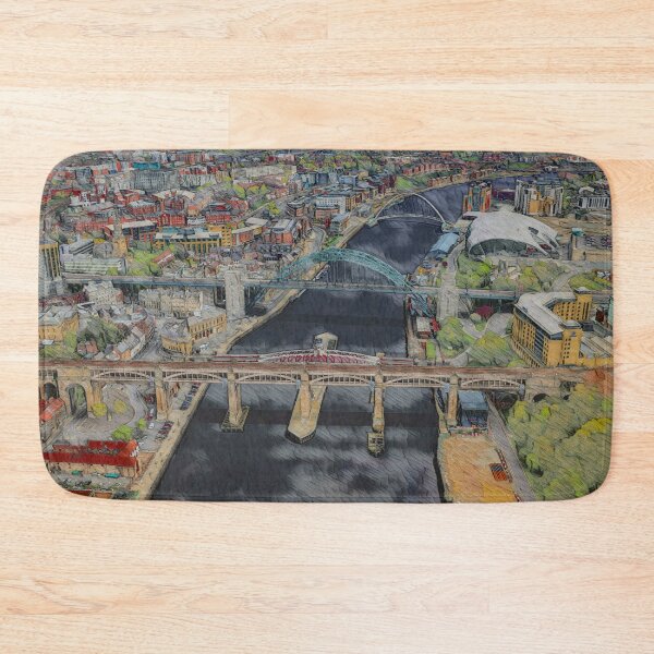 Item preview, Bridges Over the River Tyne, Newcastle designed and sold by ArtworkNorth.