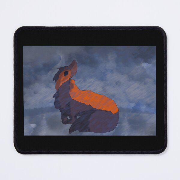 Item preview, Mystical Creature in Dynamic Blues and Oranges designed and sold by Fibi-studio.