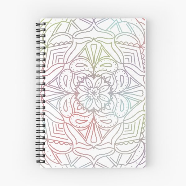 Item preview, Pastel Rainbow Mandala Sacred Geometry Yoga Decor⁠ designed and sold by Random Ink Society.