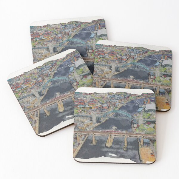 Item preview, Bridges Over the River Tyne, Newcastle designed and sold by ArtworkNorth.