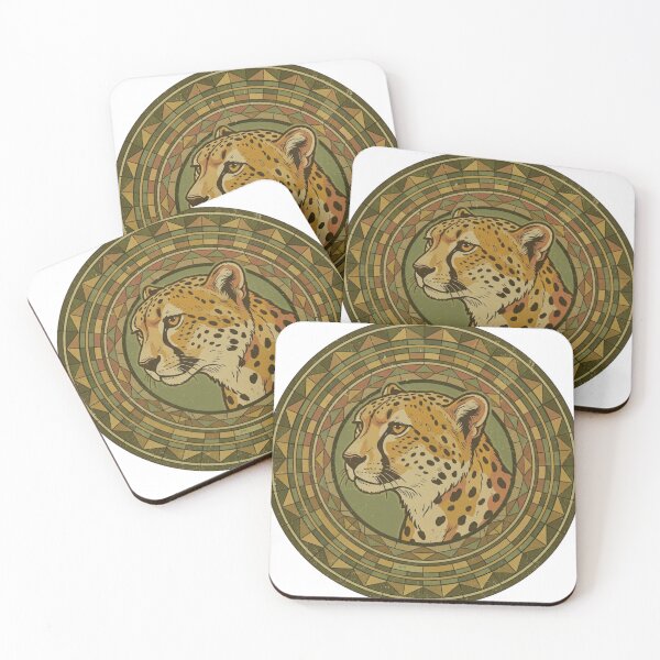 Item preview, Majestic Cheetah Vintage Wildlife Art Design designed and sold by Art Solom.