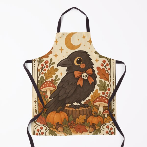 Item preview, Raven of the Harvest Moon designed and sold by Peachy Dreams.