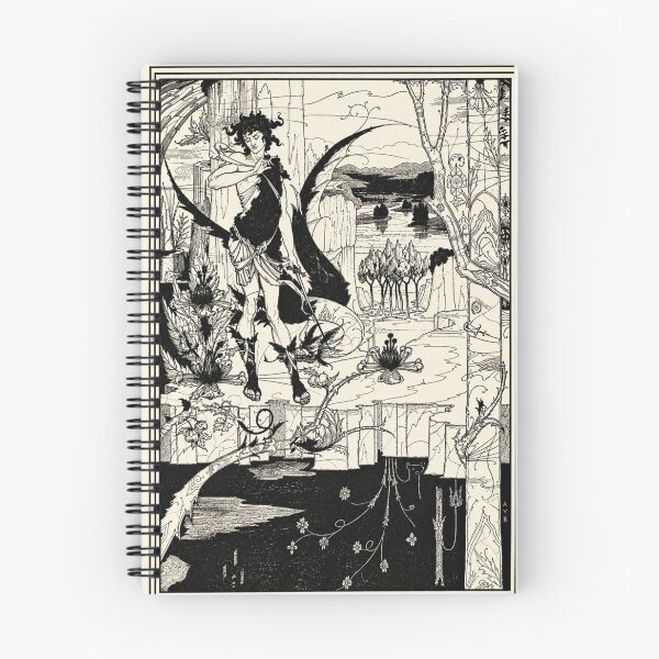Item preview, Siegfried Wall Art, Aubrey Beardsley Wagner Illustration, Vintage Mythology Print designed and sold by RickE.