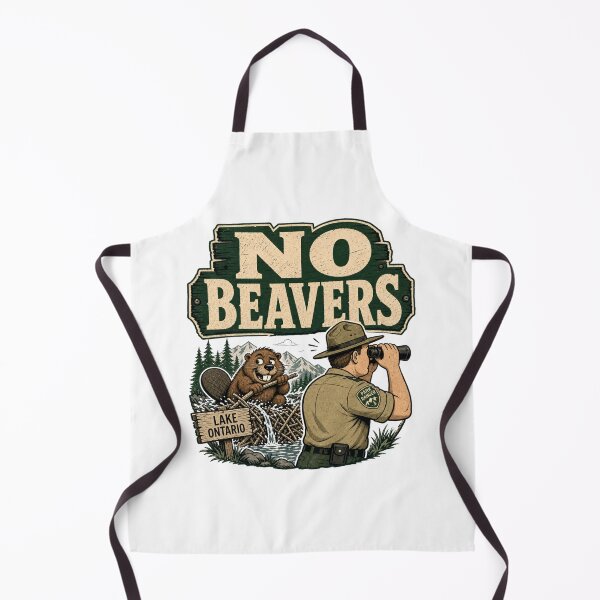 Item preview, No Beavers Canada Shirt – Funny Canadian Beaver Lake Ontario designed and sold by BearLoveDesign.