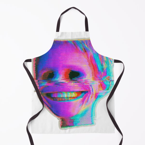 Item preview, Distorted Glitch Smile Face Aesthetic designed and sold by NicolasGlowArt.